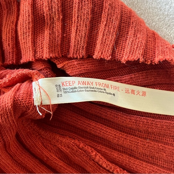 Free People Walk About Maxi Dress in Orange Rust - Picture 6 of 8